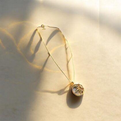 Colar Sol e Lua Cristal